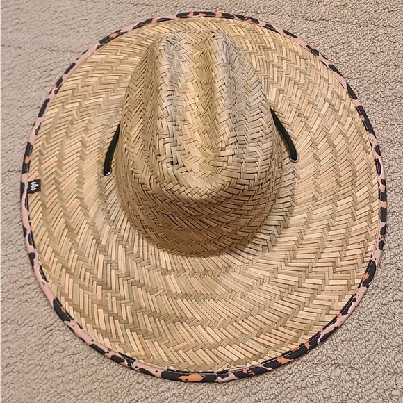 Hemlock Big Cat Straw Lifeguard Sun Hat - Picture 7 of 8